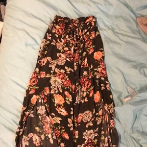 Floral dress pants